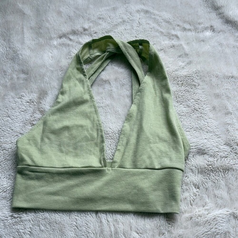 8Green Crossback Crop Top XS
